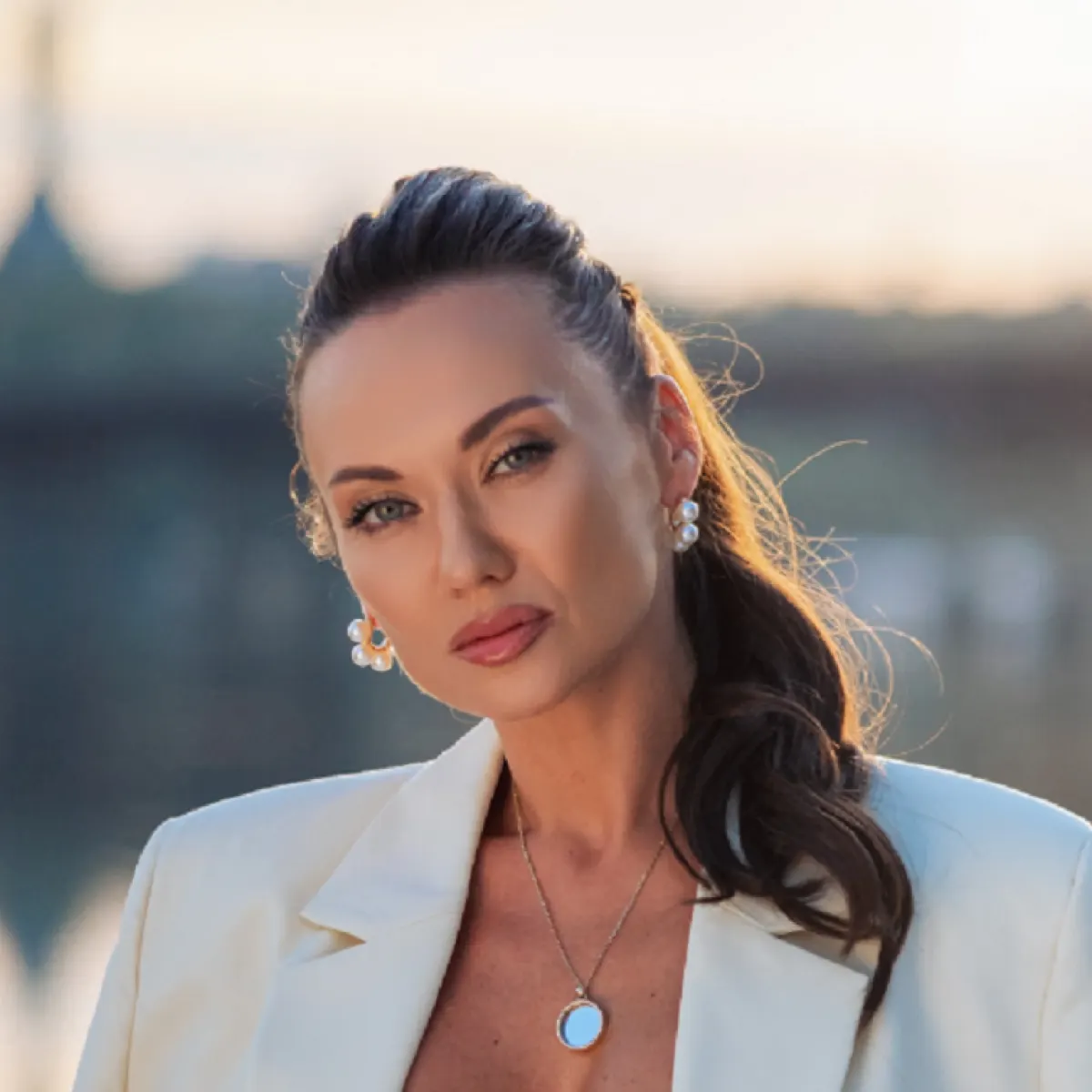 Анна Саліванчук знялася в нічній фотосесії на пляжі