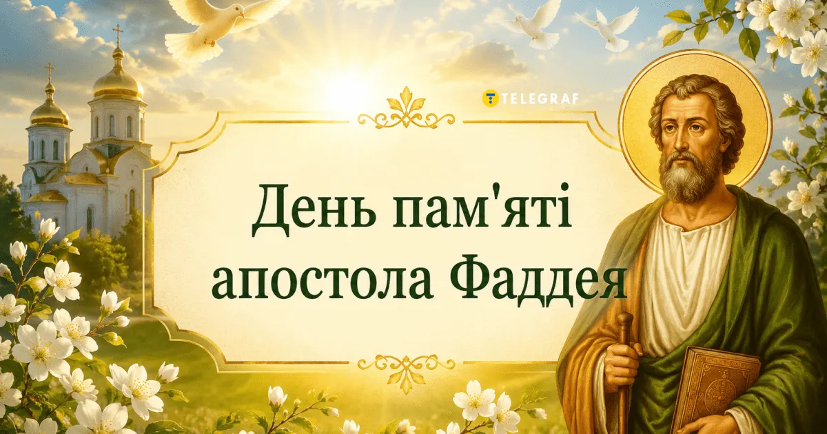 21 серпня: що варто знати про свято апостола Фаддея та народні прикмети