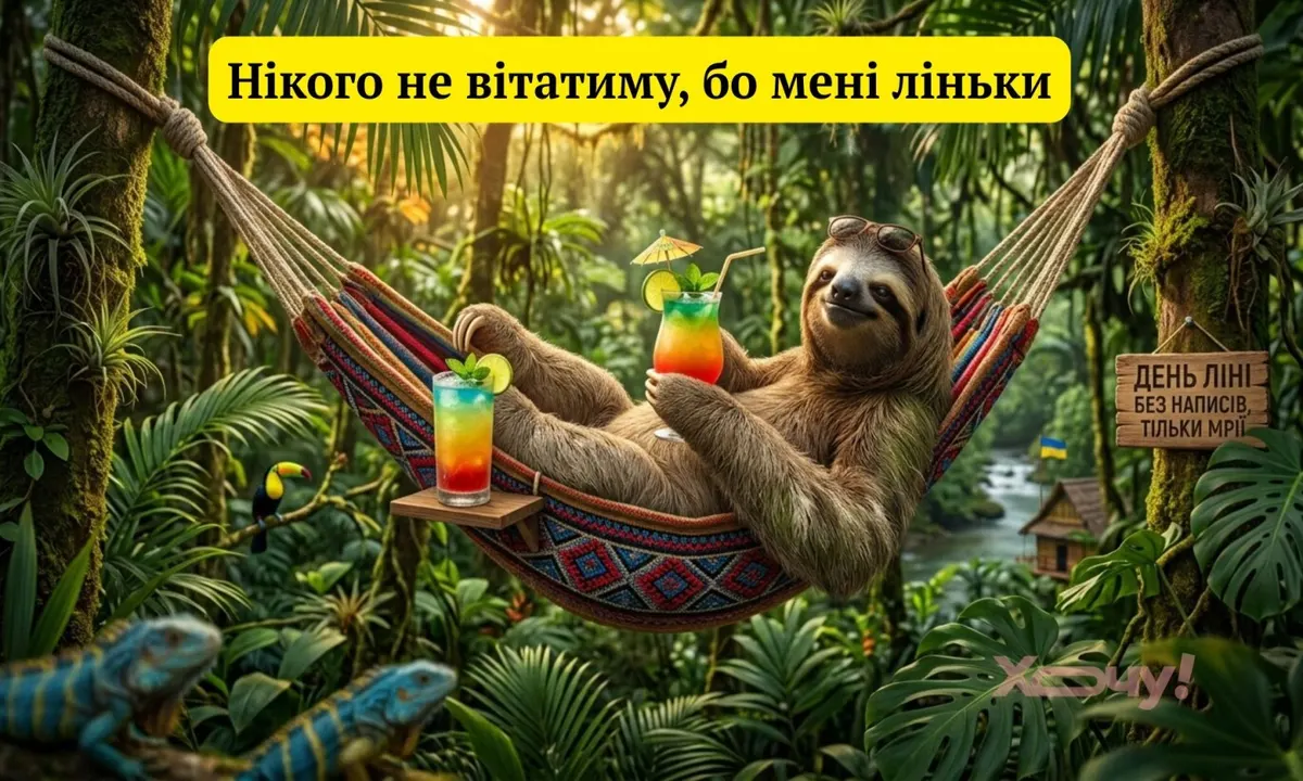 Всесвітній день лінощів: добірка жартів для тих, хто святкує лежачи