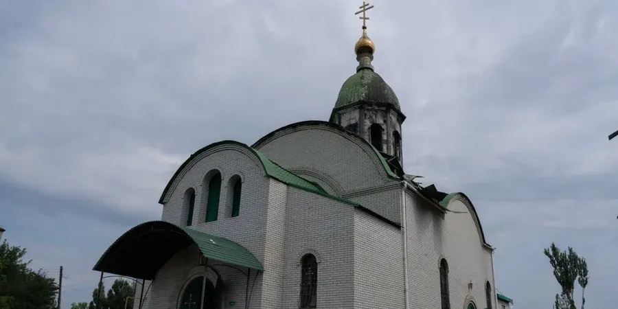 Російський дрон пошкодив храм Олександра Невського в Краматорську